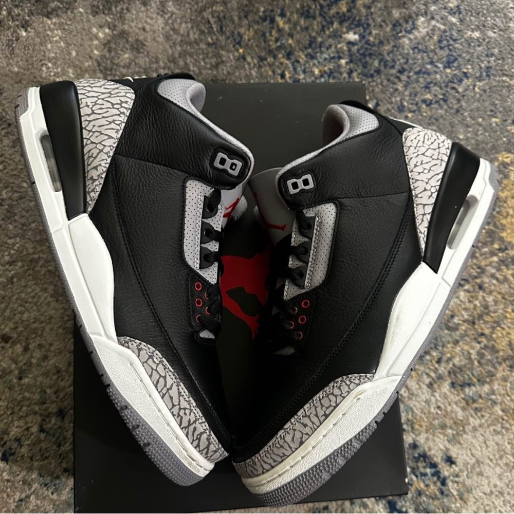 Air Jordan 3 Retro Black and Gray